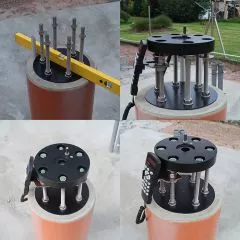 Betonsulenadapter von AstroMechanik in verschiedenen Ausfhrungen