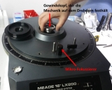 Reparatur einer Meade LX200 16 Montierung