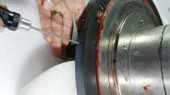 Reparatur einer Meade LX200 16 Montierung