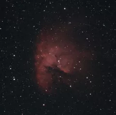 Pacman- und Iris-Nebel mit dem 130PDS Photo-Newton und der One-Shot-CCD (QHY-8L)