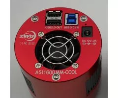 ZWO black - white -CMOS camera ASI 1600MM-Cool - version TWO - chip D = 21.9 mm
