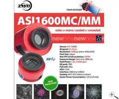 ZWO black - white -CMOS camera ASI 1600MM-Cool - version TWO - chip D = 21.9 mm