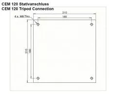 iOptron CEM120 - Center Balanced GoTo Montierung mit Encoder - 52kg Tragekraft
