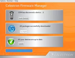 Update of the NexStar+ Controller from Celestron