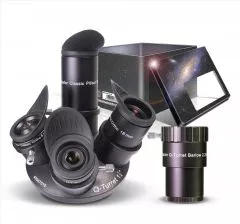 Baader Q-Turret eyepiece set (eyepiece turret, 3x Classic Ortho, 1x Plssl, 1x Q-Barlow 2.25x) ppp