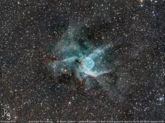 Thors Helmet mit SkyWatcher Explorer 200PDS 8 f/5