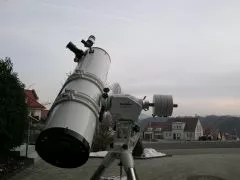 Dobson Umbau auf Betrieb fr EQ / AZ Montierung Skywatcher Skyliner-250P auf AZ-EQ6GT