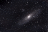 Mond und M31 Andromeda Galaxie mit TSAPO60 TS Photoline 60mm f/6 FPL53 APO