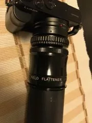 Astrofotografie mit Guidingscope / Sucher und Flattener mir DSLR