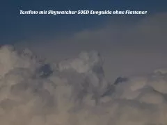 Fotografie und Beobachtung mit SkyWatcher EVOGUIDE 50ED ohne Flattener