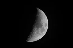 Mond mit Celestron C8 nach Justage