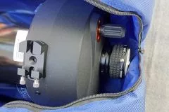 Baader ClickLock Klemme an Celestron C8 und SkyWatcher AZ4 und Tasche