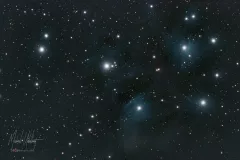 Pferdekopf / Flammennebel und Plejaden M45 mit SkyWatcher Esprit 120