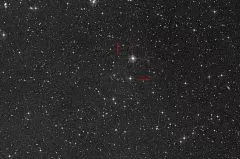 Das Ergebnis einen bislang unbekannten planetarischen Nebel zu fotografieren