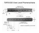 Prismenschiene GP Vixen-Level - Lnge 530mm, mit breiter Auflage