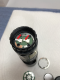 Laser Kollimator / Kontaktproblematik beim Einstellen verschiedener Helligkeitsstufen