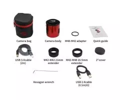 ZWO Mono Astro Camera ASI 2600MM PRO cooled, Chip D= 28,6 mm