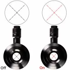 EXPLORE SCIENTIFIC 8x50 Finder and Guider Scope with Helical Focuser, 1.25inch and T2 connection