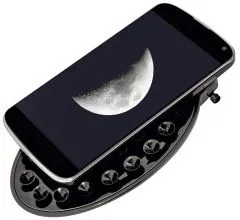 BRESSER Spiegelteleskop Galaxia 114/900 EQ-Sky mit Smartphone Kamera Adapter