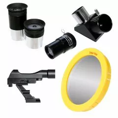 BRESSER Quasar EQ Lens Telescope 80/900 with Smartphone Camera Adapter