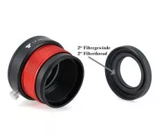 TS Flattener 1x Korrektor fr Refraktor 80-155mm ffnung einstellbar