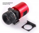 Canon EOS lens adapter with filter drawer for CMOS ZWO, QHY, ATIK from Artesky