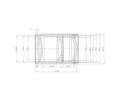 TS-Optics NEWTON Coma Corrector 1.0x Riccardi Design - 3 Connection