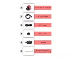 TS-Optics TS178C USB3.0 color astro camera - CMOS sensor with D=8.92 mm