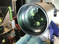 Rcklufer: TS-Optics Photoline 80mm f/6 FPL53 Triplet-Apo 2,5 RPA Zahnstangen-Auszug