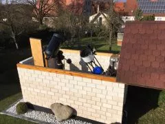 Ein C14 auf der EQ8 in einer Schiebedach-Htte.