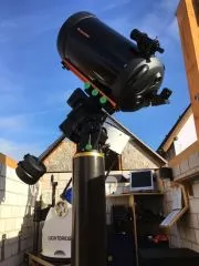 Ein C14 auf der EQ8 in einer Schiebedach-Htte.