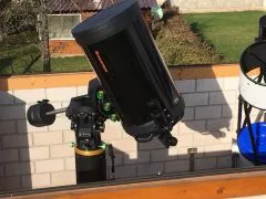 Ein C14 auf der EQ8 in einer Schiebedach-Htte.