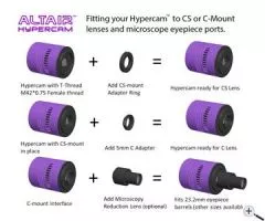 Altair Hypercam 115M MONO TEC Astro-Kamera Peltierkhlung Sony Sensor D=23,2 mm