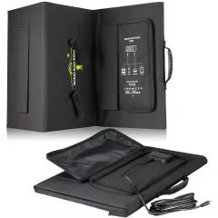 BRESSER Mobiles Solar-Ladegert 120 Watt mit USB- u. DC-Anschluss fr z.B. Mobile Power Station Stromspeicher Akku