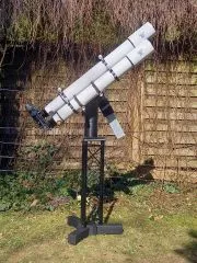 Ein Doppelteleskop / Bino aus zwei TS-Optics 102mm f/11 ED APO Refraktor