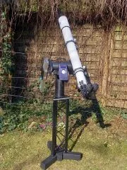 Ein Doppelteleskop / Bino aus zwei TS-Optics 102mm f/11 ED APO Refraktor