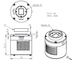 ZWO ASI533MM Pro / cooled Monochrome-Astrokamera - CMOS - Sensor D= 16 mm