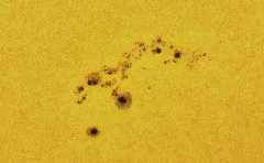 Sonne und Erfahrung mit SkyWatcher Evostar 120 und AZ-EQ5-GT