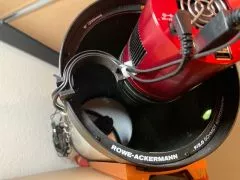 Erfahrung Kabelfhrung fr Celestron RASA 8 und Kamera