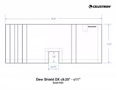 Celestron Dew Cap DX for C6 and C8 Dew Cap