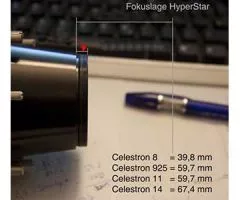 Starizona HyperStar V4 fr Celestron C8 SC Teleskop mit Adapter