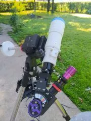 Sun taken in H Alpha with Lacerta 72/432 SolEx by Christian Buill