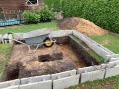 Bau einer Sternwarte. Die ersten Schritte.
