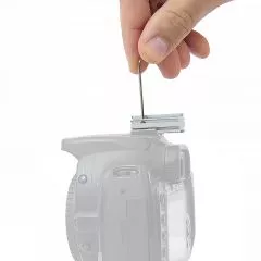 Omegon Leuchtpunktsucher mit Blitzschuhadapter fr DSLR