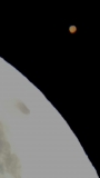 Aufnahme Marsbedeckung durch den Mond durch Okular am C14