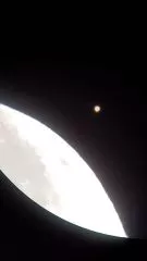 Aufnahme Marsbedeckung durch den Mond durch Okular am C14