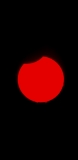 Partiellen Sonnenfinsternis vom 25.10.2022 in H-Alpha durch ein Coronado PST40