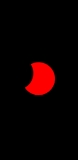 Partiellen Sonnenfinsternis vom 25.10.2022 in H-Alpha durch ein Coronado PST40