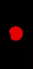 Partiellen Sonnenfinsternis vom 25.10.2022 in H-Alpha durch ein Coronado PST40