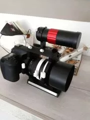 Astrophotography clamp Samyang Rokinon Walimex 135mm